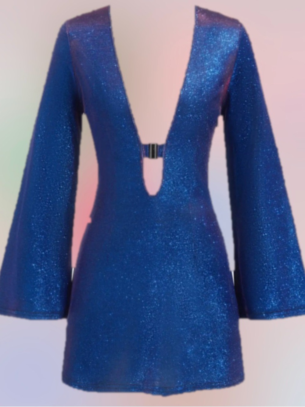 CIDER MIDNIGHT BLUES SEQUIN MINI DRESS